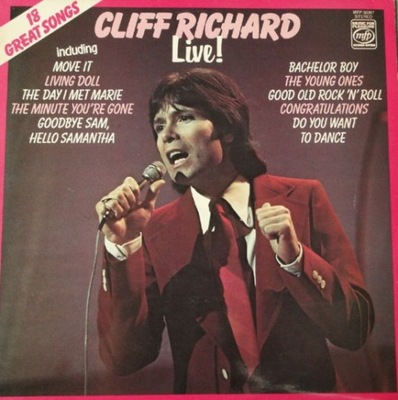 Cliff Richard - Live! LP NM