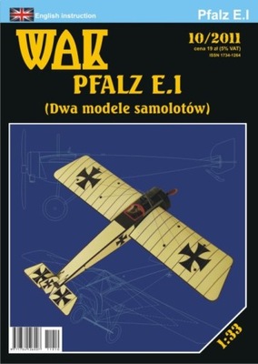 1:33 Samolot Pfalz E.I WAK 10/2011