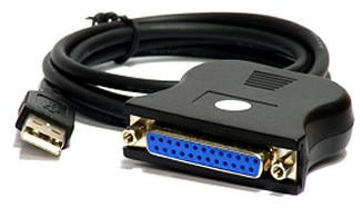QKG1 NOWY KONWERTER USB NA LPT DB25 ŻEŃSKI ADAPTER
