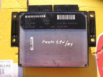 Бортовий комп'ютер lucas 46763751 - fiat punto 1.9d - 2001r фото №1