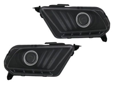 Фара фара черный тюнинг ford mustang 2010-13 фото №1