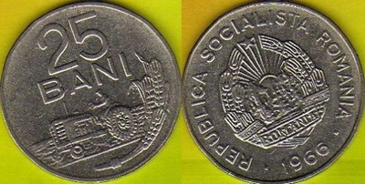 Rumunia 25 Bani 1966 r.