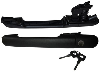 Ручка зовнішня+ ключ двері лівий перед vw lt 28 фото №1