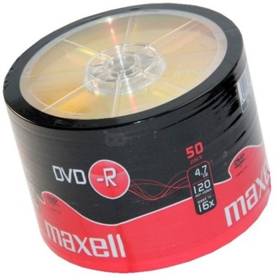 Płyty Maxell DVD-R 4.7 GB x16 - 50 sztuk