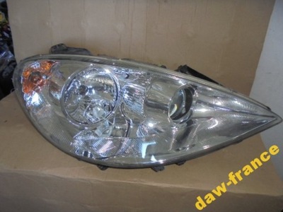 Peugeot 807 лампа передня перед права лінза фото №1