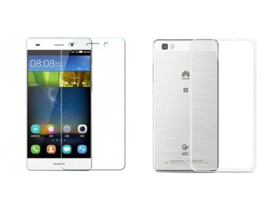 SZKŁO HARTOWANE 9H + ETUI DO HUAWEI P8 LITE