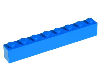 LEGO Klocek zwykły 1x8 3008 niebieski - 2 szt.