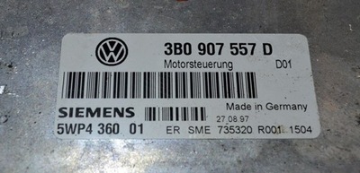 VW AUDI COMPUTER 3B0907557D 5WP436001 - milautoparts-fr.ukrlive.com