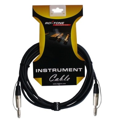 ROXTONE KABEL DGJJ100L1 2 x JACK MONO 1m PRZEWÓD GITAROWY INSTRUMENTALNY