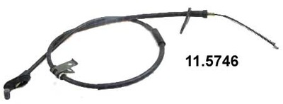 Трос гальма ручного opel agila suzuki wagon r+ фото №1