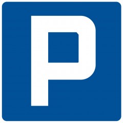 ZNAK PARKING PŁYTA PCV 33 x 33 cm