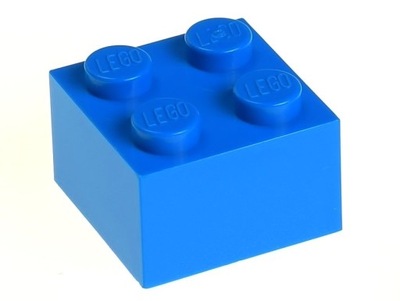 LEGO Klocek zwykły 2x2 3003 niebieski - 4 szt.