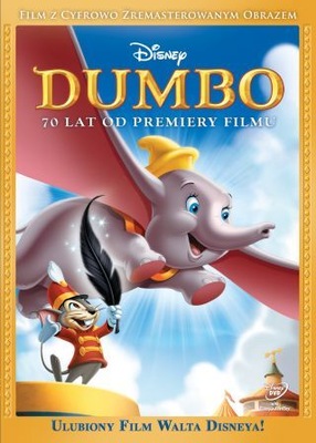 DUMBO bajka DISNEY DVD + Dodatki Dubbing PL 24h