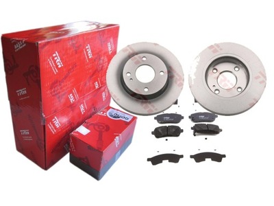 DISCS + PADS TRW FRONT FORD FIESTA VI 08- - milautoparts-fr.ukrlive.com