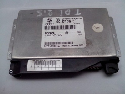 Audi a8 d2 блок управления бортовой компьютер esp 4d0907389d фото №1