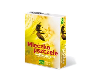 Suplement diety GAL mleczko pszczele liofilizowane w kapsułkach 48 szt