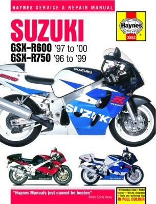 SUZUKI GSX-R600 I GSX-R750. MANUAL SERVICE I NAPRAWY HAYNES - milautoparts-fr.ukrlive.com