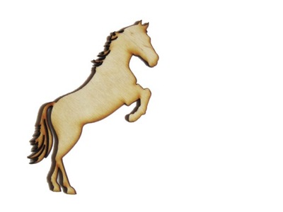 drewniany Koń konie ozdoba z drewna jeździectwo