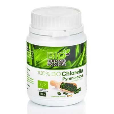 Chlorella Bio Organic Foods tabletki 1200 szt.300g