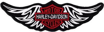 Naszywka naprasowanka HARLEY DAVIDSON termoprzylepna haft 23,3x7,3cm