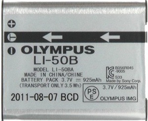 Oryginał Olympus LI-50B LI50B MJU TG TOUGH SP SZ