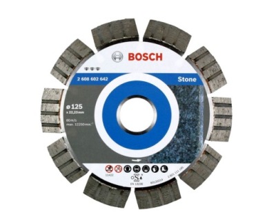 BOSCH DIAMANTOVÝ rezací KOTÚČ 125 mm žula betón vystužený
