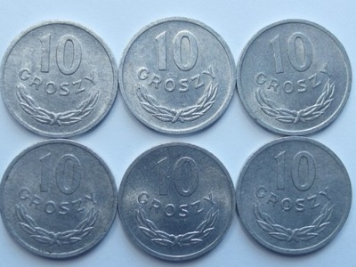 Moneta 10 gr groszy 1975 r b.ładna