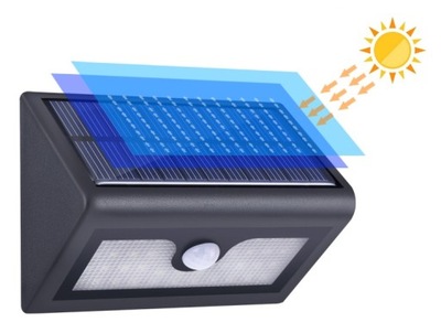 OGRODOWA LAMPA SOLARNA REFLEKTOR SOLARNY LED