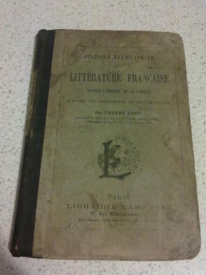 Historia literatury fran Litterature francaise SPK