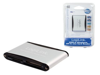 Czytnik kart CF CompactFlash CF SDXC SD Logilink