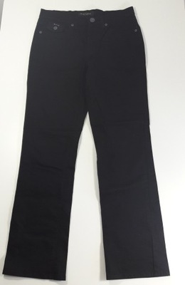 MARC LAUGE czarne klasyczne jeansy damskie 42