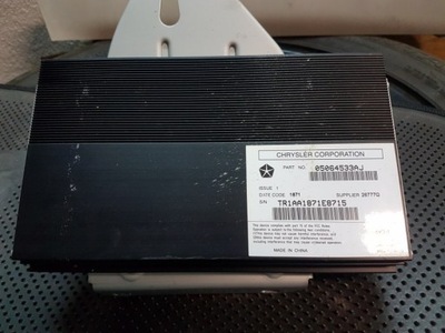 Jeep grand cherokee 3.0crd усилитель фото №1