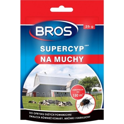 BROS Supercyp 6WP - preparat na muchy 25 g