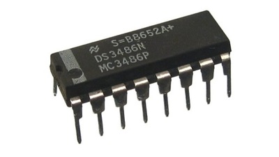 DS3486 (=MC3486) poczwórny odbiornik linii RS422 - 2 sztuki