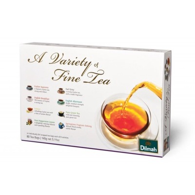 Zestaw herbat Dilmah Variety of Fine Tea prezent