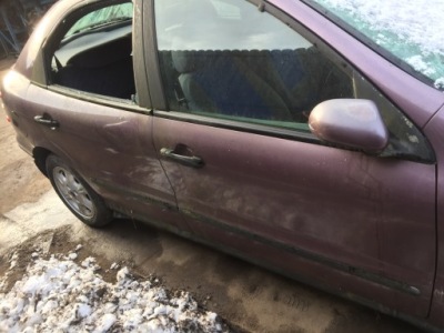 Fiat brava marea дверь 5d капот крыло fioletowy фото №1