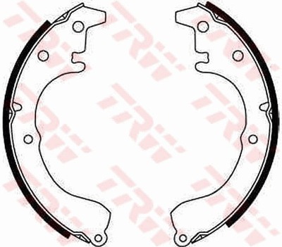 TRW BRAKE SHOES TOYOTA TERCEL, STARLET 1978-88 - milautoparts-fr.ukrlive.com