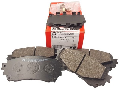 PADS BRAKE FRONT 25725.155.1 ZIMMERMANN - milautoparts-fr.ukrlive.com