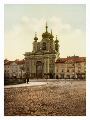 WARSZAWA Cerkiew św. Michała Archanioła 1890 r.