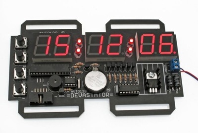 DEVASTATOR, czyli bombowy zegarek, minutnik, stoper, DIY, AVT3128 B