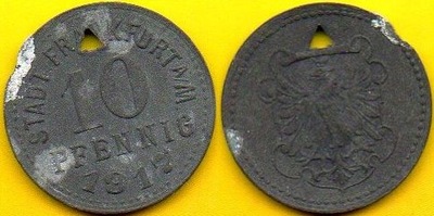 NIEMCY 10 Pfennig 1917 r.