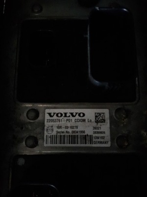 VOLVO FH4 CONTROL UNIT COMPUTER MODULE CCIOM 22053761 - milautoparts-fr.ukrlive.com