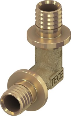 Kolanko mosiądz TECE 20 mm