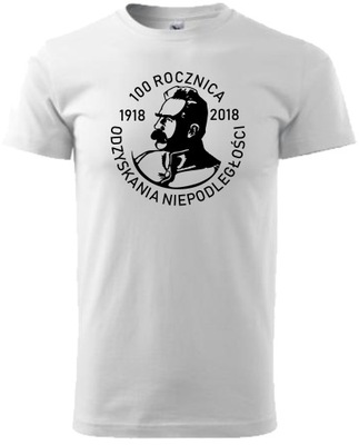 Koszulka Patriotyczna męska Piłsudski t-shirt S