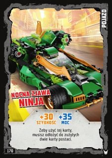 karta nr 170 Nocna zjawa ninja Lego Ninjago 3