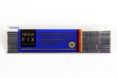 Brzeszczoty włosowe NIQUA FIX Blue N6, 160 mm