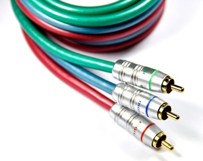 Kabel RGB component 3 x RCA HQ DIGITAL CHROME 2,5m