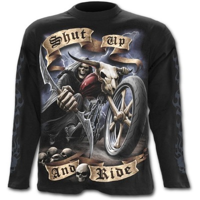 SHUT UP AND RIDE longsleeve rozm. L SPIRAL
