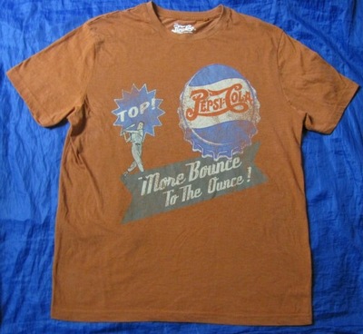 PEPSI COLA/ DUŻY NAPIS ORYGINALNY T SHIRT /L/XL