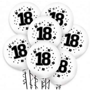 Balon balony urodziny 18 lat 10 sztuk